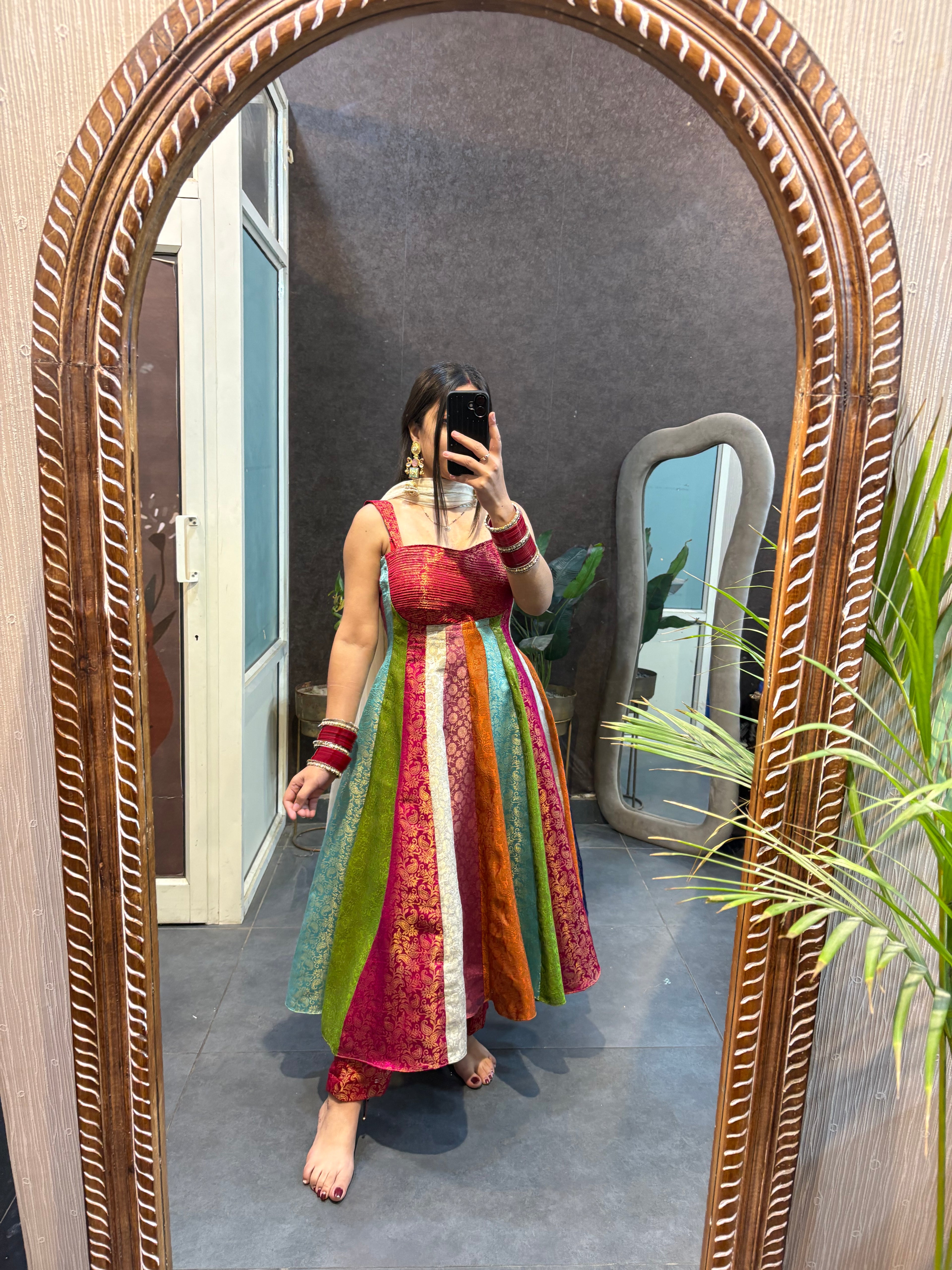 Brocade multicolour  set