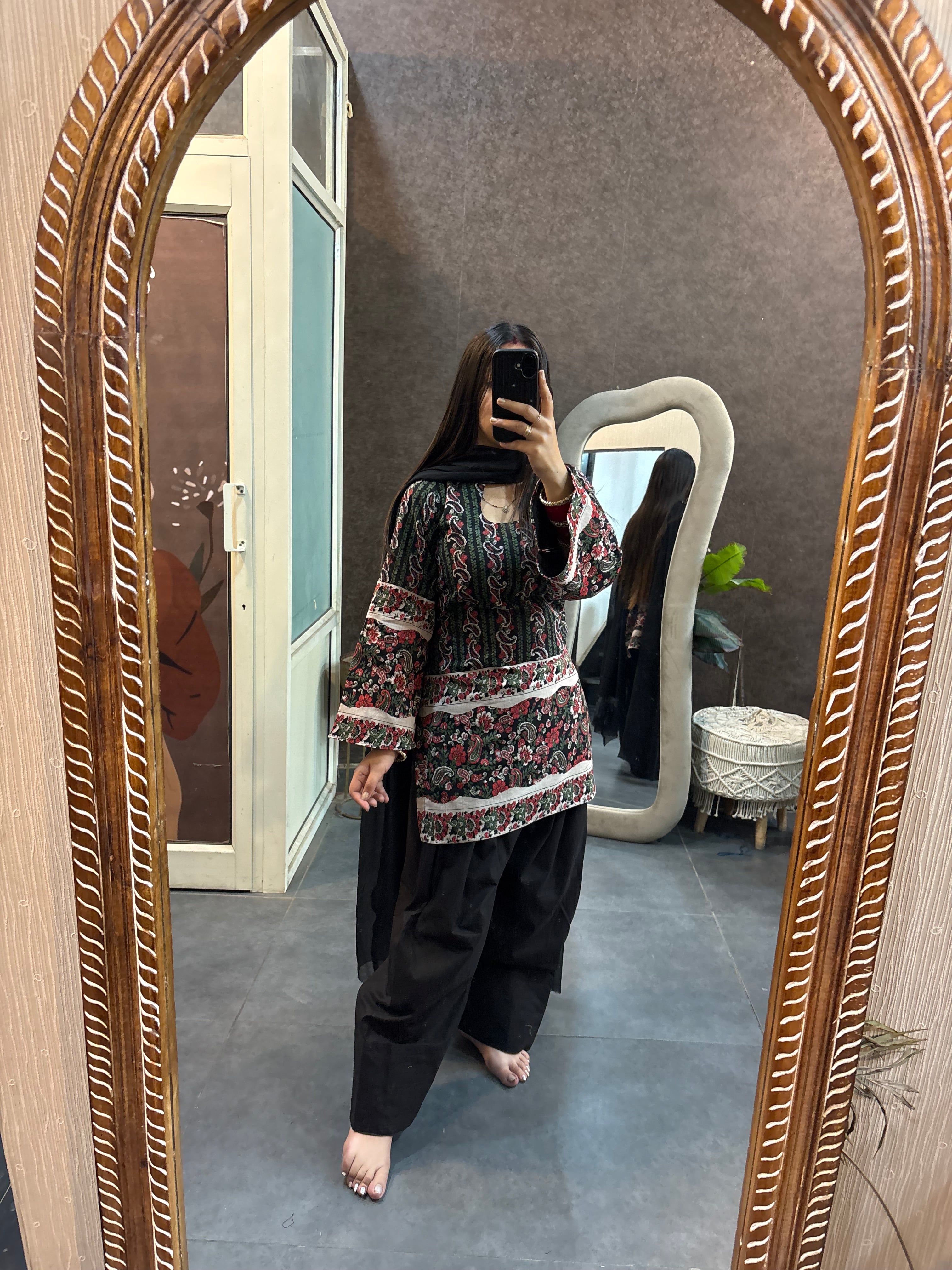 Black Farshi Salwar Set