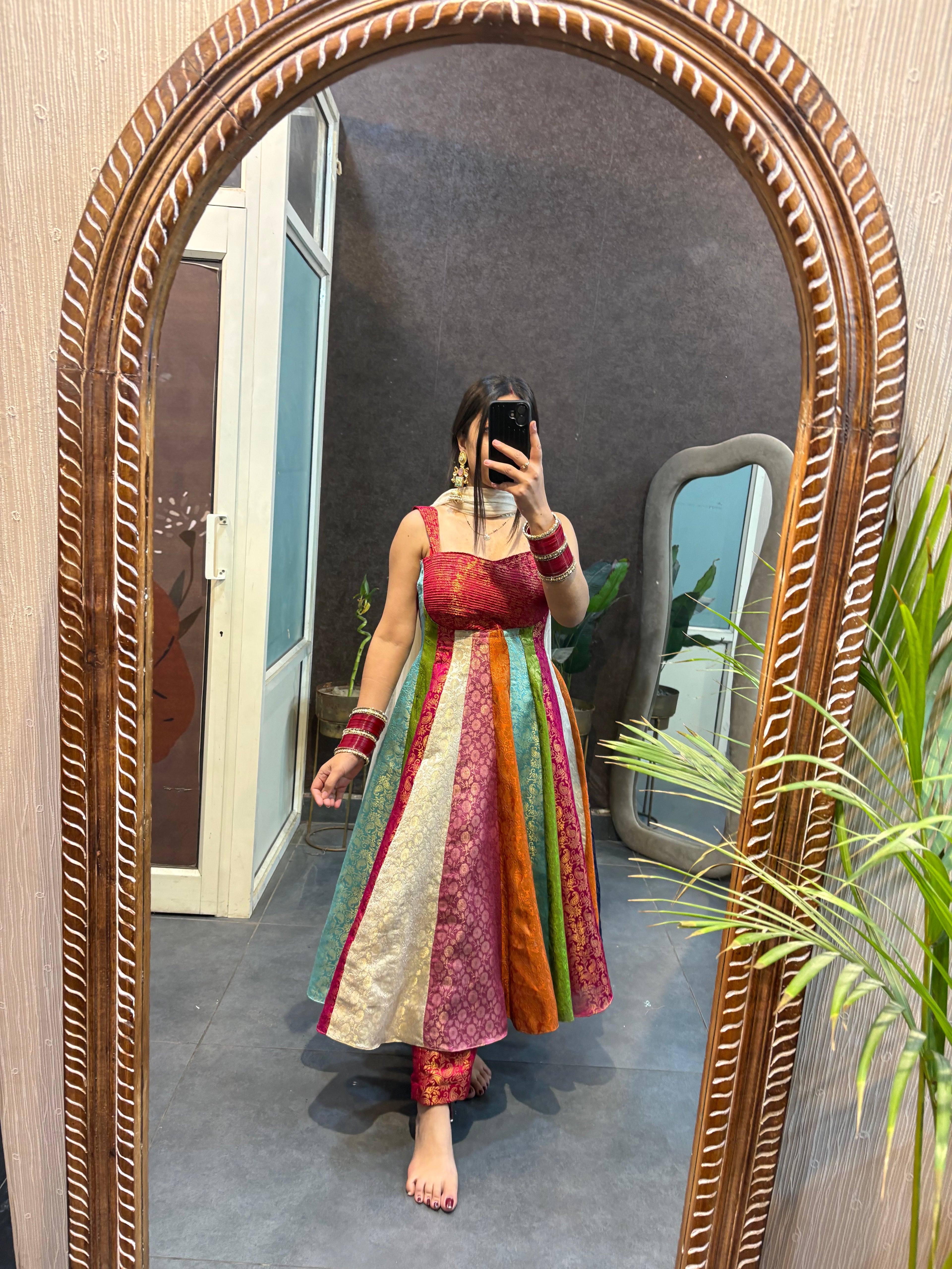 Brocade multicolour  set