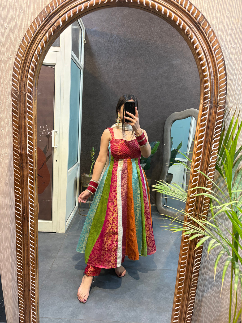 Brocade multicolour  set